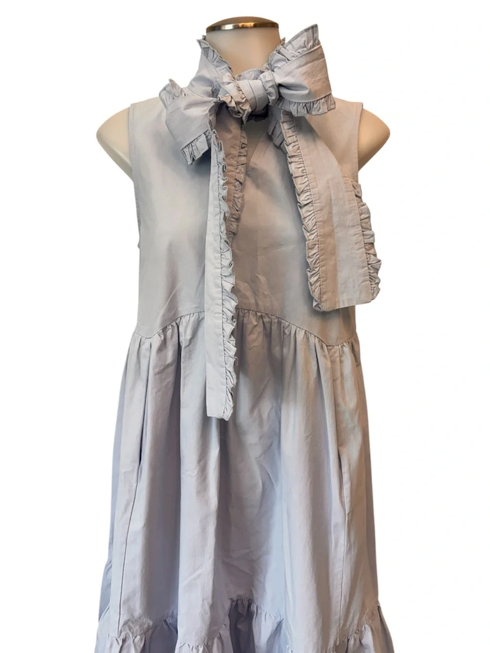 Sister Jane Baby Blue Skye Bow Midi Dress - Picture 4 of 11